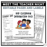 Meet the Teacher Packet