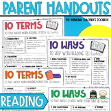 Meet the Teacher Parent Handouts