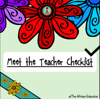 Preview of Meet the Teacher / Parent Night Checklist