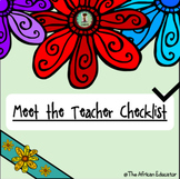 Meet the Teacher / Parent Night Checklist