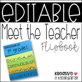 Meet the Teacher/Parent Night Flipbook