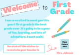 Meet the Teacher Postcard (Editable)