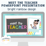 Meet the Teacher | PowerPoint Presentation | Bright Rainbo