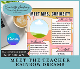 Meet the Teacher - Rainbow Dreams - Newsletter
