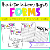 Meet the Teacher Sign in Sheet | Meet the Teacher Welcome Sign