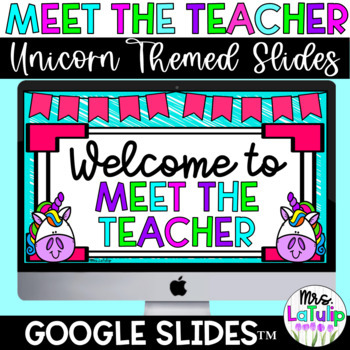 Preview of Meet the Teacher Slides