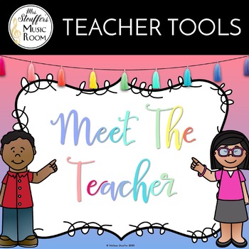 Preview of Meet the Teacher Slideshow {Editable}