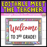 Meet the Teacher Template Editable Google Slides & PowerPo