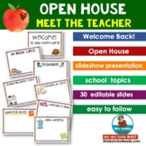 Meet the Teacher | Slideshow Presentation [Editable] |Open House