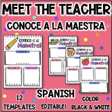 Meet the Teacher Spanish Conoce a la Maestra Español