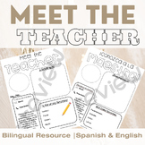 Meet the Teacher Template - Bilingual Resource in Spanish 
