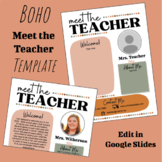 Meet the Teacher Template | Boho | Open House | Newsletter Style