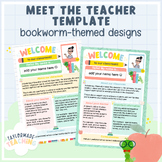 Meet the Teacher Template | Bookworm Designs
