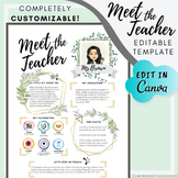 Meet the Teacher Template EDITABLE, Back to School, Teache