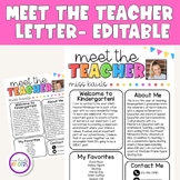 Meet the Teacher Template Editable | Back to School