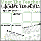 Meet the Teacher Template Editable - Confetti Theme