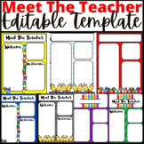 Meet the Teacher Template Editable - Crayon and Pencil The