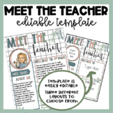 Meet the Teacher Template | Editable | Modern | Boho | Far