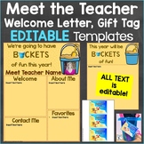 Meet the Teacher Template Editable Print & Digital Beach Theme