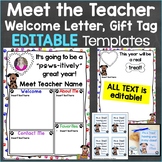 Meet the Teacher Template Editable Print & Digital Dog Theme