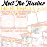 Meet the Teacher Template Editable - Retro Daisy Smiley