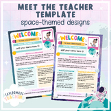 Meet the Teacher Template | Space Designs