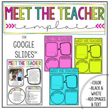 teacher presentation google slides template