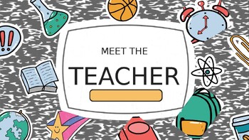 Preview of Meet the teacher