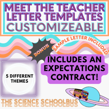Preview of Meet the teacher letter- TEMPLATE