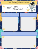 Meet the teacher space theme