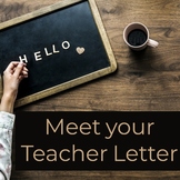 Meet your Teacher Introduction Letter...editable