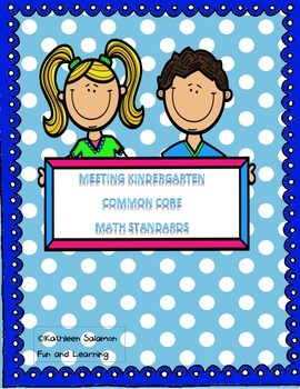 Preview of Meeting Kindergarten Math Common Core Standards