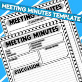 Meeting Minutes Printable Template