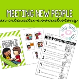 Meeting New People - Interactive Social Story (+BOOM Cards)