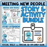 Meeting New People - Social Story Unit with Visuals, Vocab