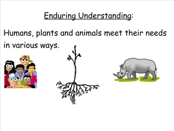 Preview of Meeting Our Needs Theme and Vocabulary Introduction