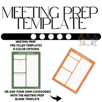 Preview of Meeting Prep Template