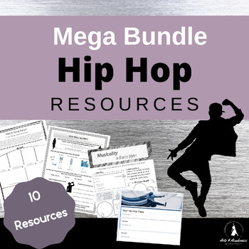 Preview of Mega BUNDLE of Hip Hop and Dance Resources, Lessons, and Activities for 7-12