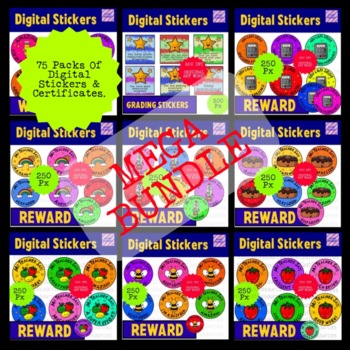 Preview of Mega Bumper Bundle Reward Stickers And Certificates
