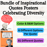 Mega Bundle 81 Inspirations Quotes Celebrating Diversity U