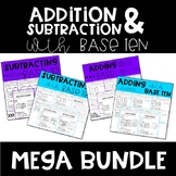 Bundle:Adding & Subtracting with Base Ten (2 & 3 digit) #w