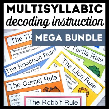 Preview of Mega Bundle-Advanced Multisyllabic Decoding Strategies