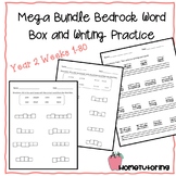 Mega Bundle Bedrock Year 2 Word Boxes & Writing Practice