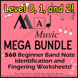 Mega Bundle! Beginner Band "Mad Music"- Level 0, 1, and 2-