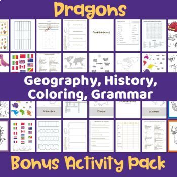 Preview of Mega Bundle - Dragons - Social Studies - Fact and Opinion