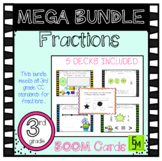 Mega Bundle: Fractions BOOM Cards - 3rd Grade