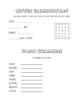 Download Homeschool Worksheets Seasons Activity Pages MEGA BUNDLE Printable Over 100 Holiday Word Search Scramble Packs Classroom