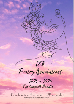 Preview of Mega Bundle IEB English Home Language Poetry Syllabus 2023-2025