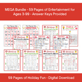 Mega Bundle Printable Christmas Activities and Games for All Ages