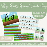 Mega Bundle Sky, Grass, Ground Handwriting Resources -All 